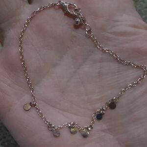 Delicate Gold Charm Bracelet
